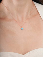 December Birthstone Necklace - Turquoise