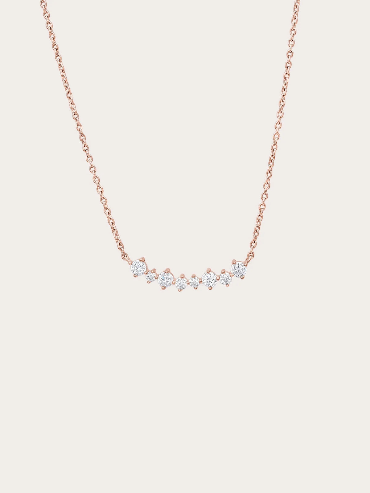 Wishing Arc Moissanite Necklace