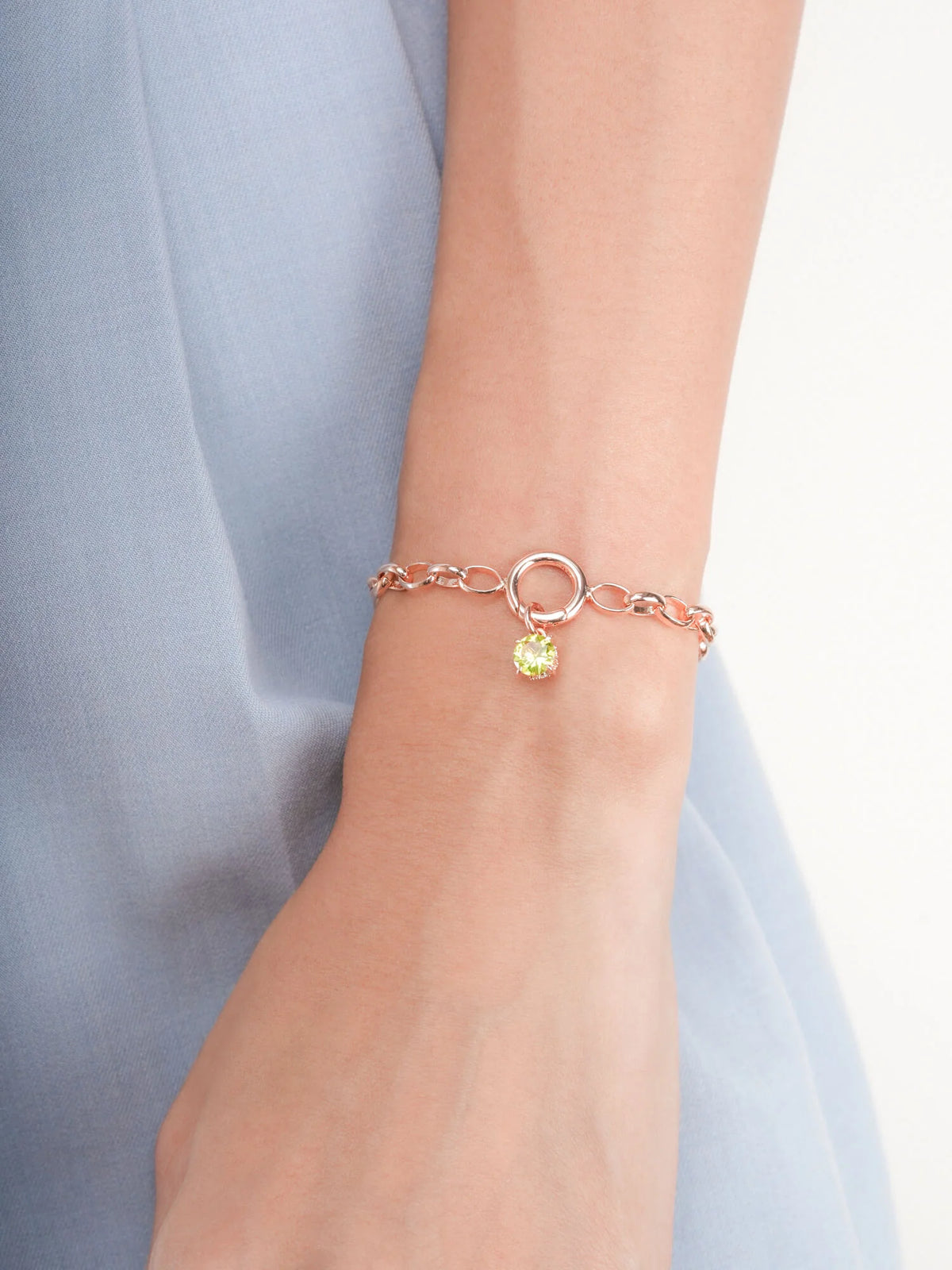 August Birthstone Charm - Peridot