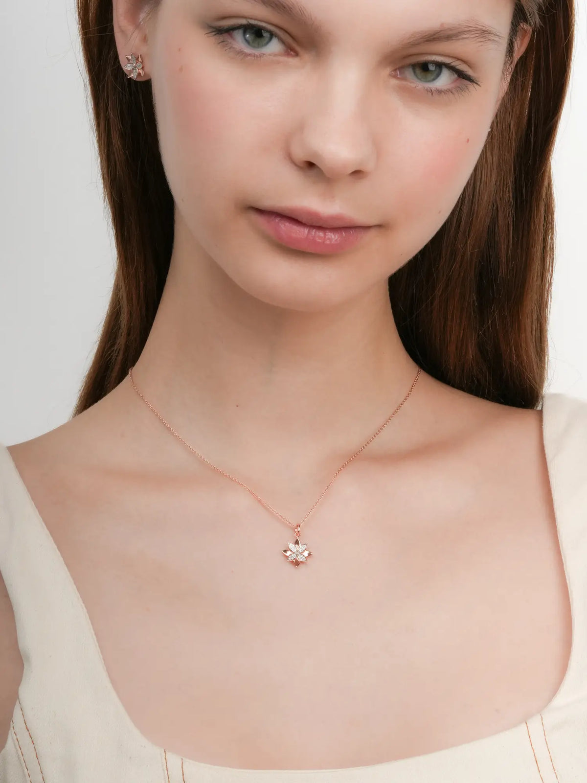 Poinsettia-inspired Necklace