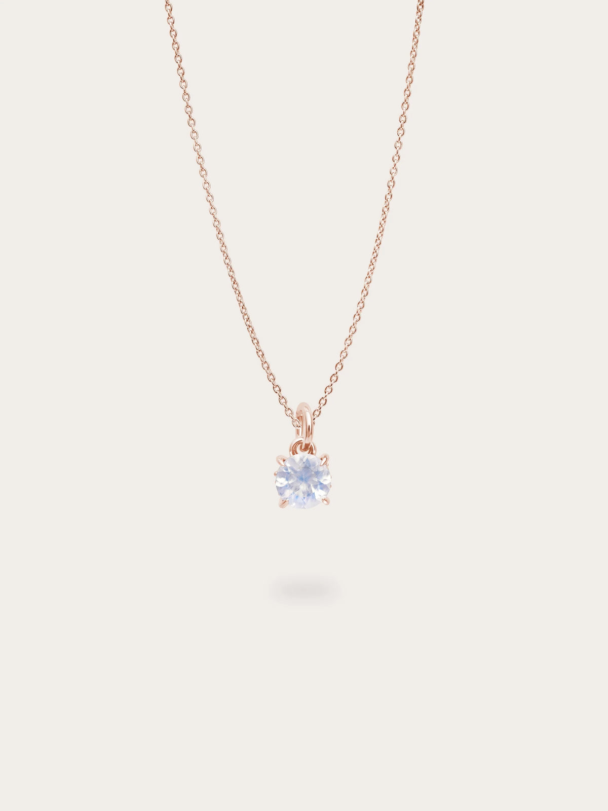 June Birthstone Necklace - Moonstone