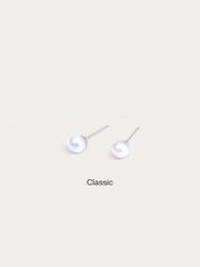 Classic Saltwater Cultured Pearl Stud Earrings