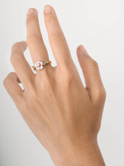 Carved Cherry Blossom Ring