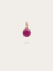 July Birthstone Charm - Ruby