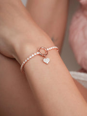 Puffy Heart Reversible Jewelry Charm