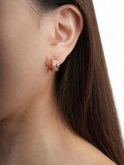 Entwined Chain Hoop Earrings