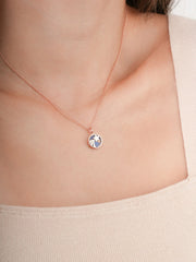 Lapis Lazuli Reversible Coin Necklace